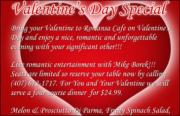 Romansa Restaurant, Wine Bar, & Lounge